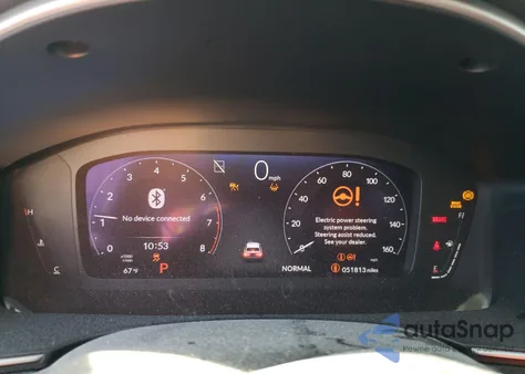 2022 Honda Civic Touring из США, поврежденный, VIN 2HGFE1F98NH328603